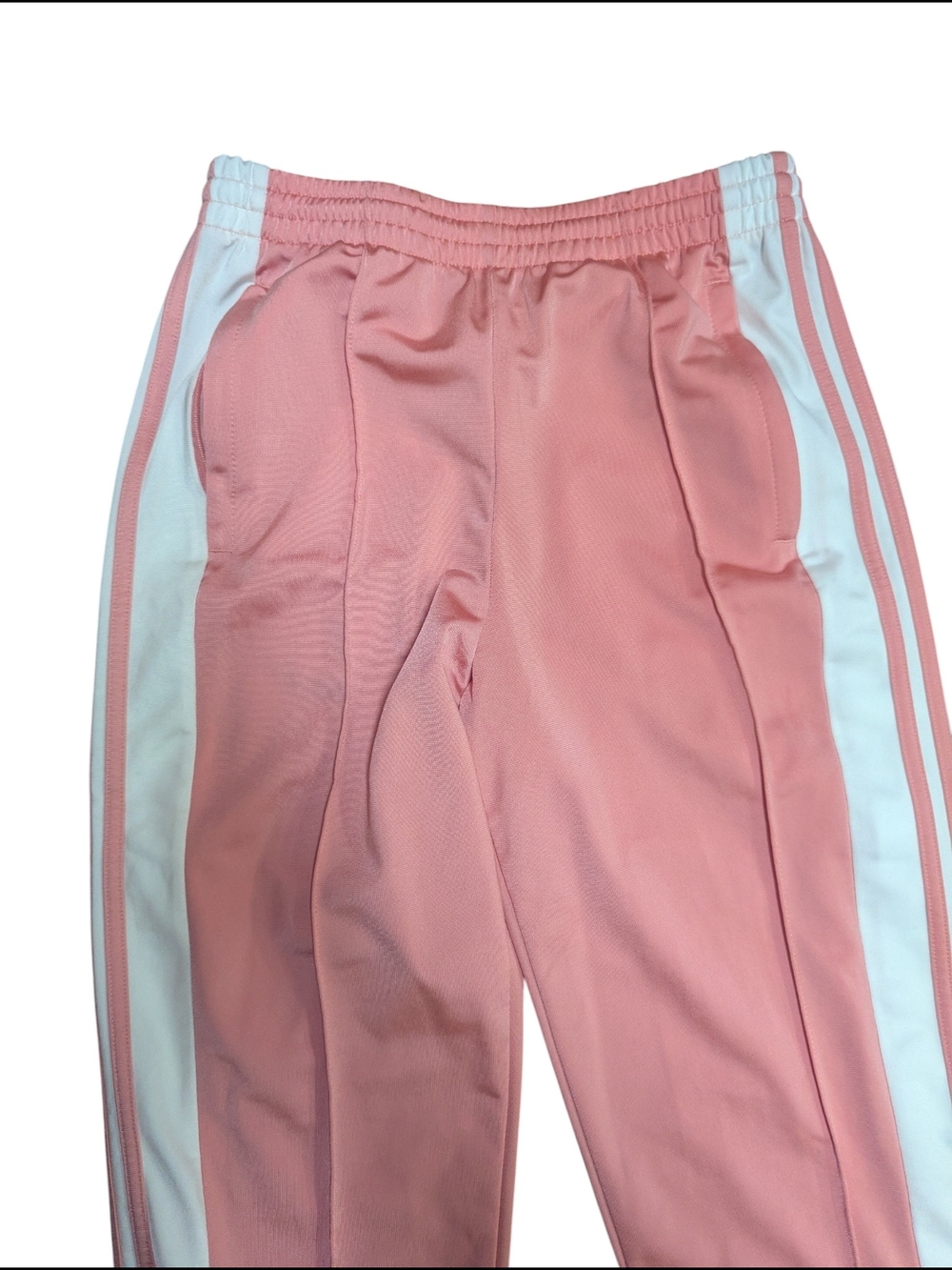 Adidas Originals Pink 3-Stripe Snap Track Pants Women's XS Retro Y2K - Picture 4 of 16
